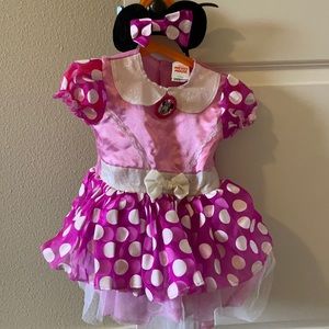 Girls 2T Minnie Mouse costume